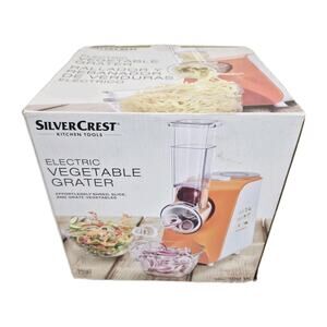 SilverCrest Electric Grater 5in1 Salad Slicer Fruit Cutter Vegetable Cheese Etc